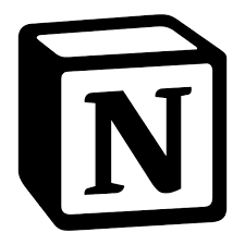 Logo do app de produtividade Notion 