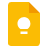 Logo do app de produtividade Google Keep